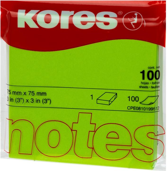 Immagine prodotto Kores Note (7,5 x 7,5 cm)
