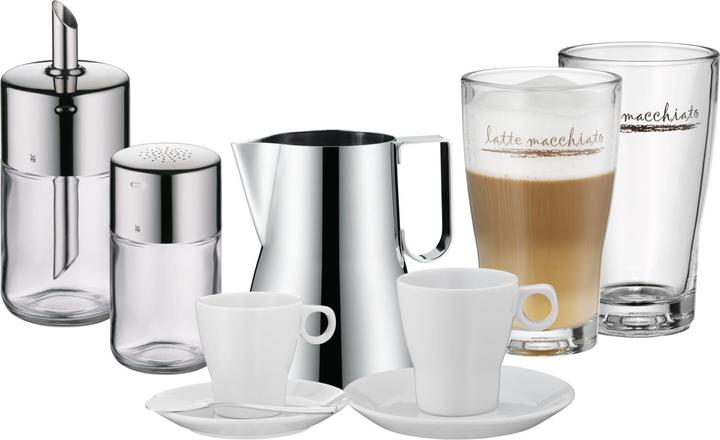 Produktbild WMF Milchkännchen Sahnekännchen Sahnedosierer mit Deckel 240 ml Barista Glas (0.24 l)