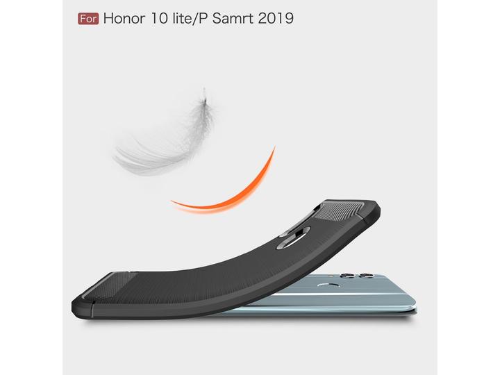 Image du produit Screenguard Housse Huawei P Smart 2019 Carbon Brushed Soft TPU (Huawei P Smart+ (2019))