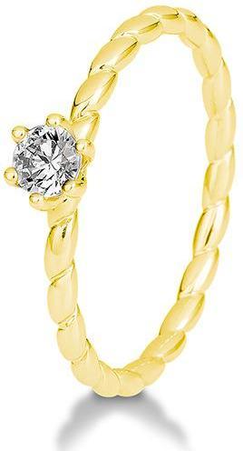 Breuning Verlobungsring Twisted (56, 585/14 K Gold)