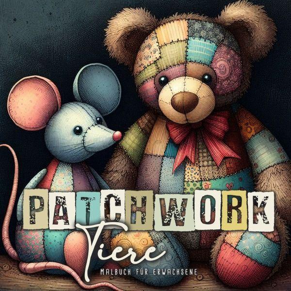 Produktbild Patchwork Tiere Malbuch für Erwachsene