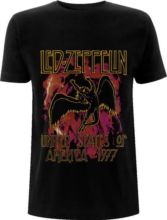 Produktbild Led Zeppelin Black Flames (S)