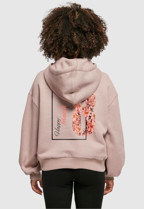 Immagine prodotto Merchcode Donna WD - Felpa con cappuccio biologica oversize Happy March Day - 112691 (XXL)