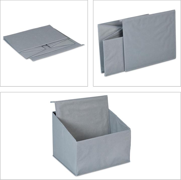 Produktbild Relaxdays 2x Aufbewahrungsbox (2 x)