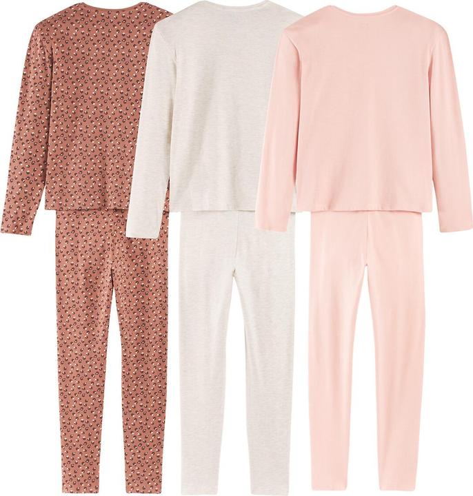 Produktbild La Redoute Collections 3er-Pack Pyjamas mit Message-Print und Leopardenmuster (94)