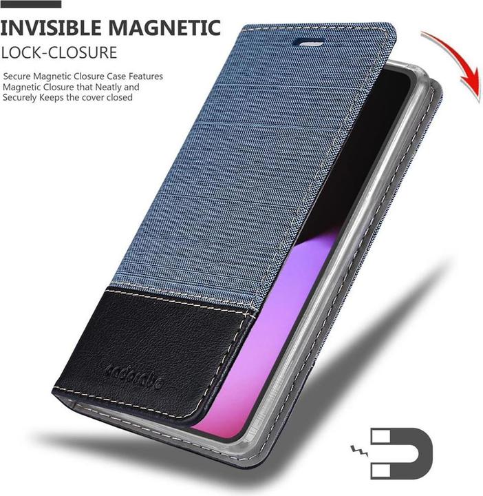 Produktbild Cadorabo Book Jeans Optik Cover (Google Pixel 5)