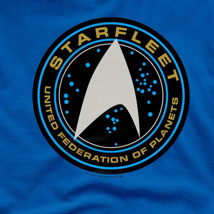Immagine prodotto Star Trek Beyond Starfleet Maglietta Tasca a Toppa Uomo (L)