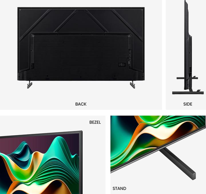 Actual product image Hisense TV 65U6NQ (164 cm (65 inch), black/dark grey, UltraHD/4K, Triple Tuner, Mini LED) (65", QNED, 4K)