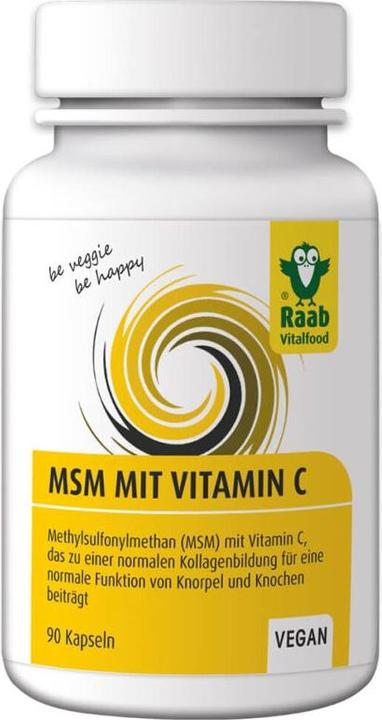 Produktbild Raab MSM mit Vitamin C (90 Stück, Kapseln, 90 g)