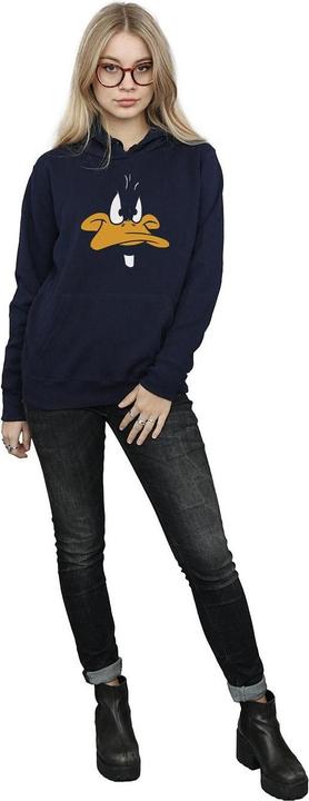 Produktbild Looney Tunes Daffy Duck Big Face Kapuzenpullover (M)