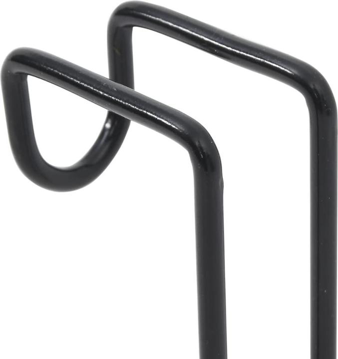 Produktbild VidaXL Trensenhalter 3Stk. Zaumhaken Trensenaufhänger Trensenhaken Schwarz Stahl