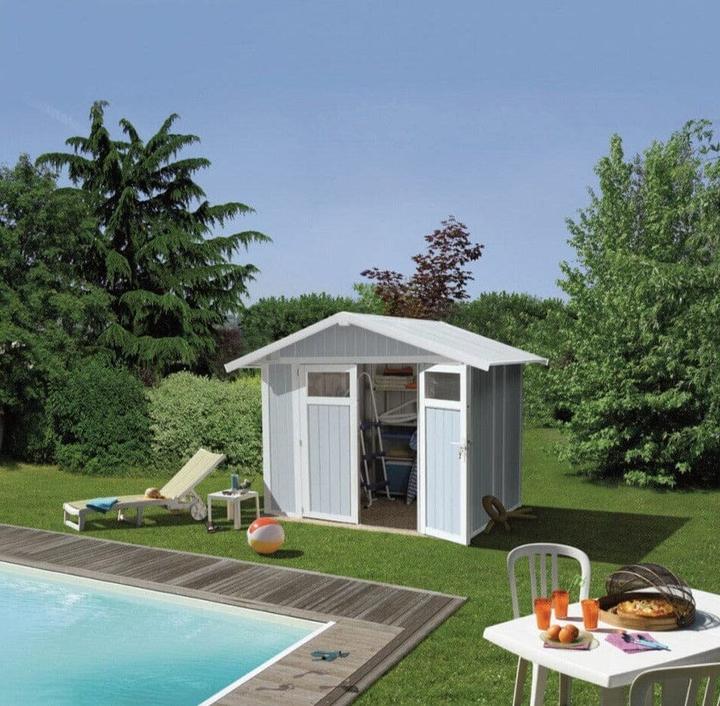 Produktbild Grosfillex Utility Gartenhaus 4,9 m2 aus PVC (2,42 x 2,02 m)
