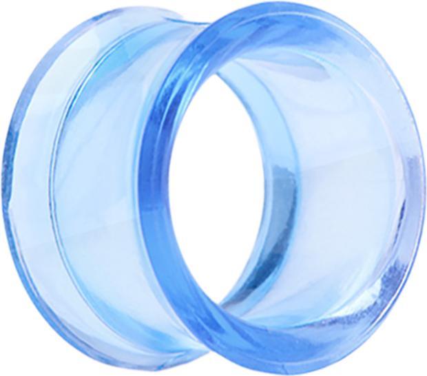 Produktbild Star Piercing Flared Tunnel hellblau (ohne Messing, Acryl)