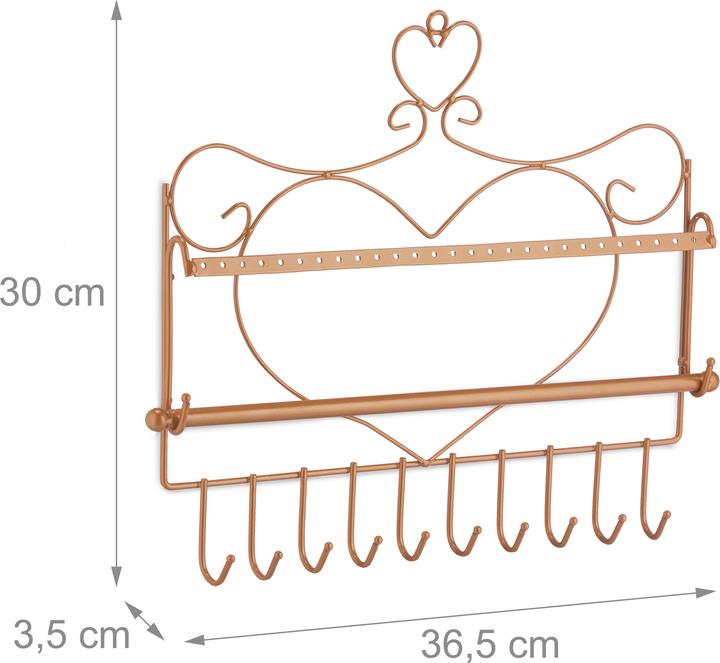Actual product image Relaxdays Wall Jewellery Holder