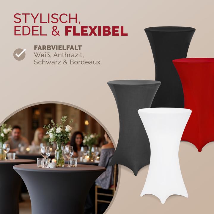 Produktbild Detex 2x Stehtischhussen (60 x 120 cm)