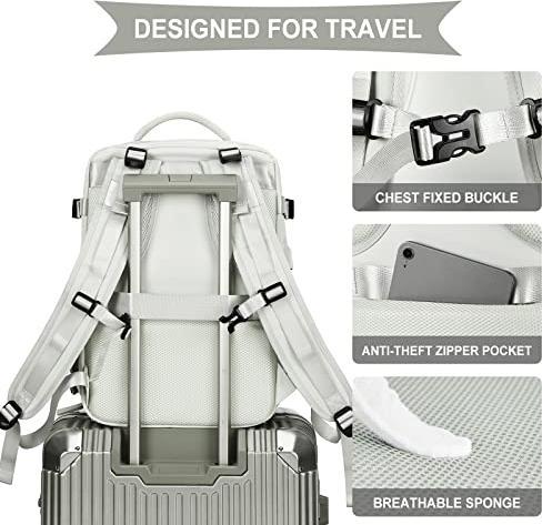 Produktbild Only-Bags.Store Grosser Reiserucksack, Handgepäck Rucksack, Wanderrucksack Wasserdicht Outdoor Sport Rucksack Casual
