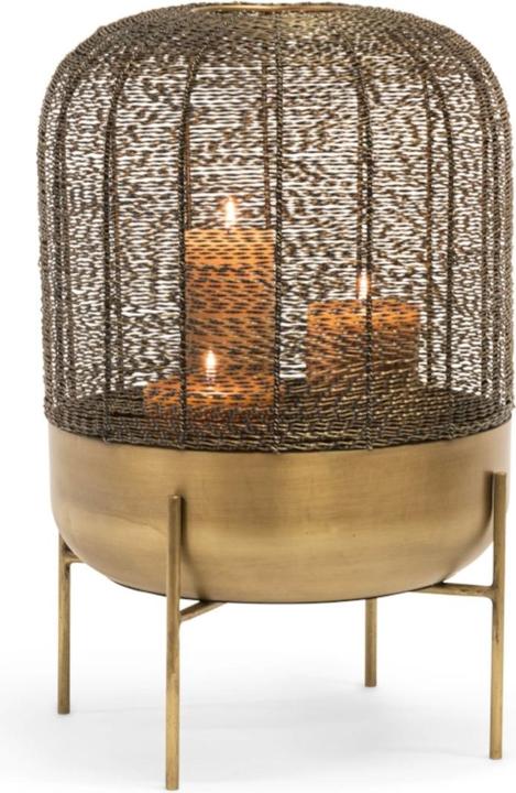 Produktbild Dekocandle Hurricane Laterne messing antik Ø 33 x 56 cm (1 x)