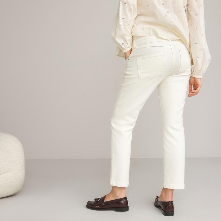 Image du produit La Redoute Collections Jeans de grossesse droit avec un empiècement extensible à la taille (26)