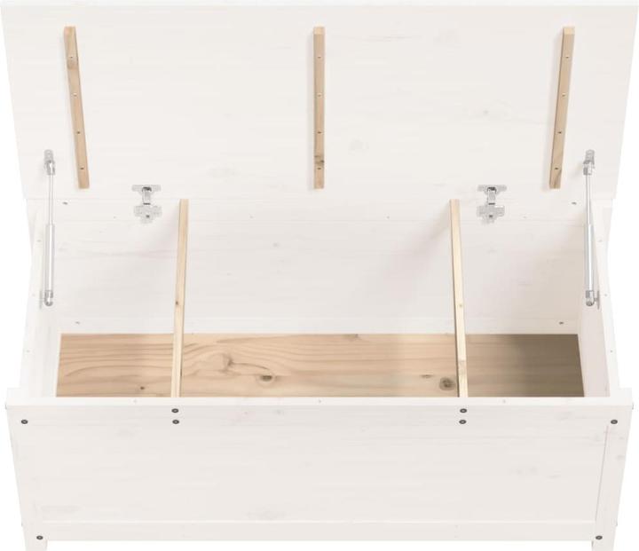 Produktbild VidaXL Truhe Weiss 110x50x45,5 cm Massivholz Kiefer,Farbe