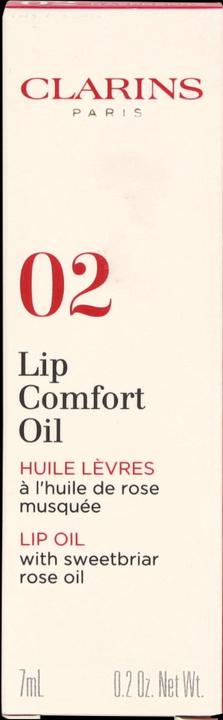 Actual product image Clarins Lip Comfort Oil (No. 02 - Raspberry)