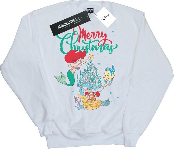 Disney Princess Ariel Merry Christmas Sweatshirt (M)
