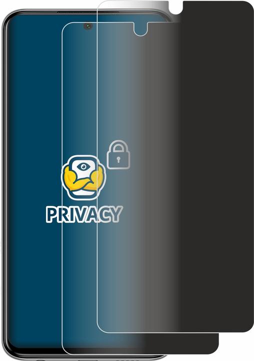 Immagine prodotto BROTECT Pellicola privacy antispia Pellicola di protezione dalla luce blu (2 Pezzo/i, Xiaomi Redmi Note 9 Pro)