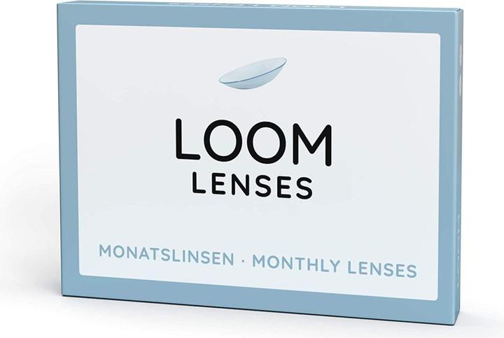 Actual product image LOOM Lenses LOOM Monatslinsen - 3 Stück - weich | BC 8.6 | DIA 14.2 (-12, 3 Piece, Monthly lens)
