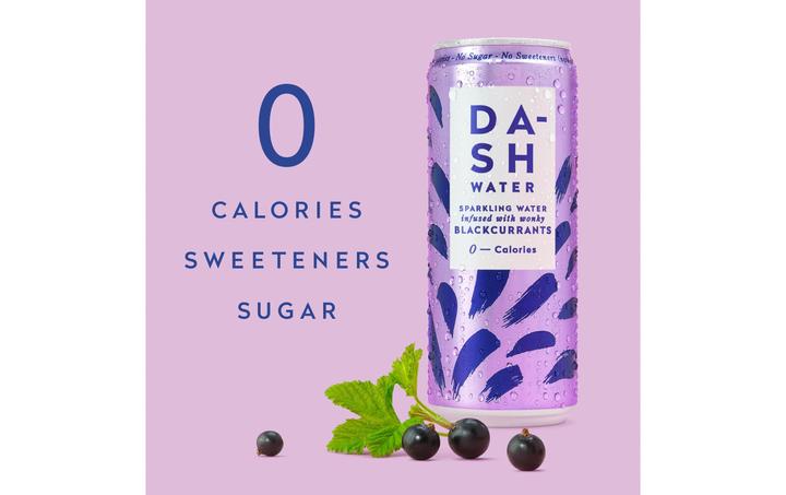 Actual product image Dash Water Blackcurrants (12 x 33 cl)