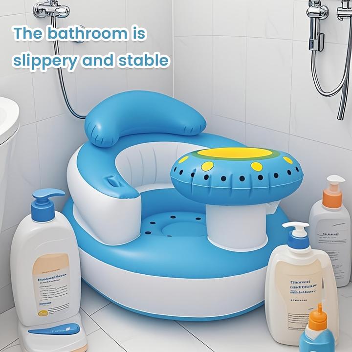 Produktbild Activity Board 1 Stück Aufblasbarer Liegestuhl für Kleinkinder - tragbarer Lernsitz, ideal für Baby-Shows
