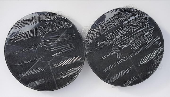 Actual product image AJS 2x Aktivkohlefilter FR7524 wie PKM CF110 Respekta MIZ0023 Bomann KF561