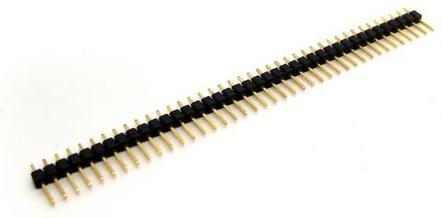 Produktbild OEM Stiftleiste 1 X 40 Polig RasterMass 2.54mm -Schwarz