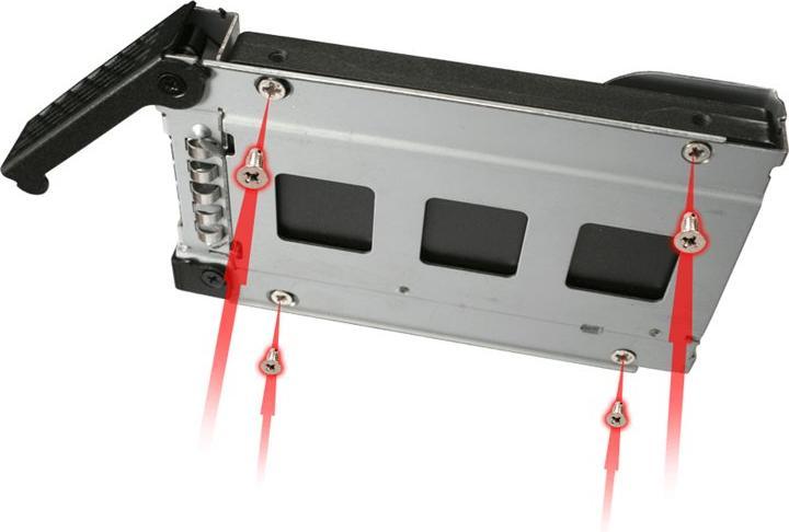 Produktbild Icy Dock MB991SK-B SATA Wechselrahmen fuer den Einbau in einen 8,89cm 3,5Zoll Schacht Eagle-Hook Verschlus...