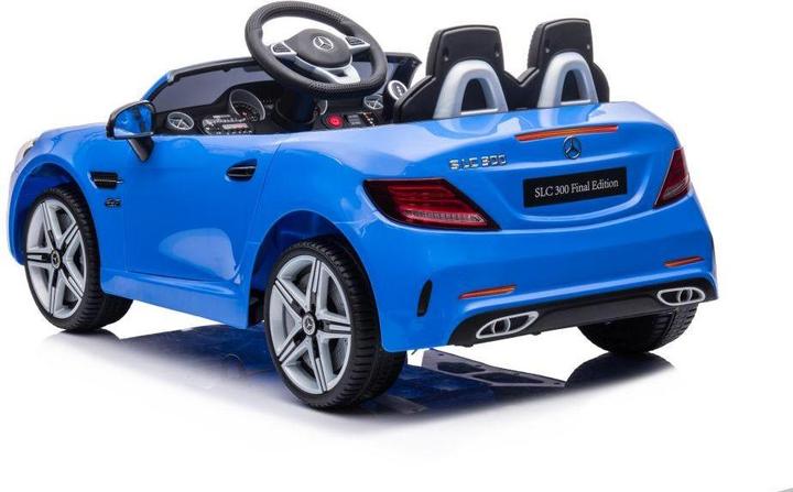 Actual product image Lean Toys Two-seater electric car for children Mercedes SLC 300, blue