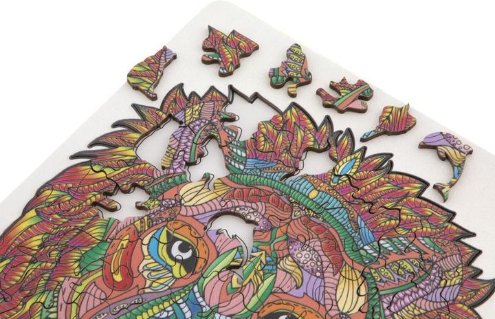 Actual product image Grafix Wooden puzzle lion 140 pieces FSC (140 pieces)