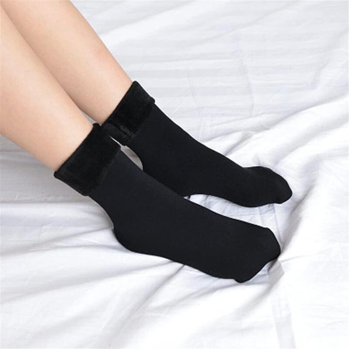 Produktbild JTI Socken mit Kunstfellfutter, Schwarz - Grösse 36-42 (Einzelpack, 36 - 42)