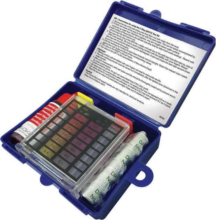 Produktbild Kokido 2-Way Ph/Cl Test Kit 20Cc Phenol+20Pcs Dpd (4500 g, 20 ml)