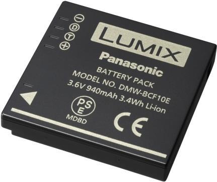 Image du produit Panasonic DMW-BCF10E, batterie rechargeable (Batterie de l'appareil photo)