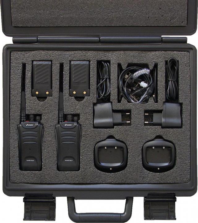 Actual product image Stabo Radio case freetalk Digi 8 DMR/PMR PMR 446 handheld radios