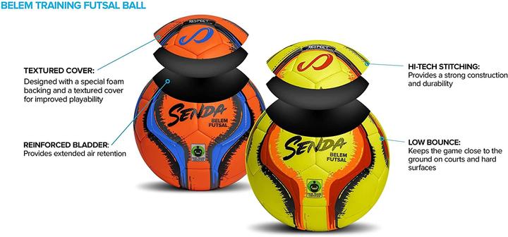 Actual product image Senda Belem Training Futsal Training Ball Low Bounce and Fair Trade Certified