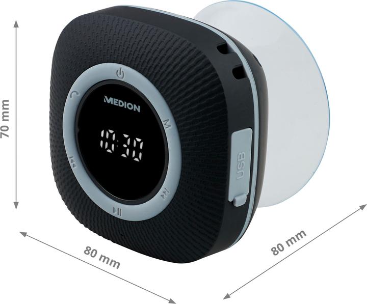 Immagine prodotto Medion P66096 Radio da doccia (FM, Bluetooth)