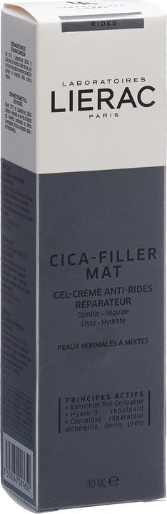 Actual product image Lierac Cica Filler Cream Mat (40 ml, Day cream)