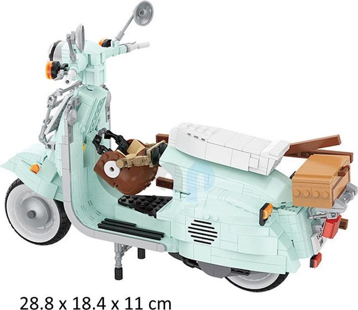 Actual product image Balody 21063 - Vespa Blue (1078 pieces)