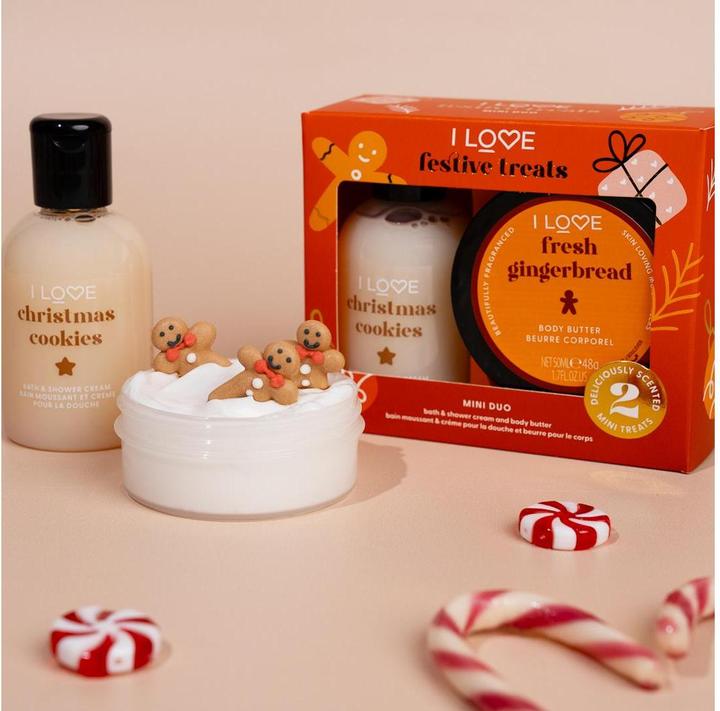 Immagine prodotto Set regalo Mini Showergel e Bodybutter Festive Treats (Set per la cura del corpo)