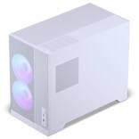 Actual product image Phanteks XT M3 PC-Gehäuse, Mini-Gehäuse, mATX, Tempered Glass - weiss (ATX)