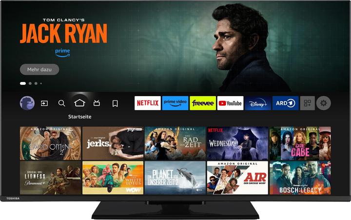 Produktbild Toshiba 43LF3F63DAZ (108 cm (43 Zoll), schwarz, FullHD, HDR, Triple Tuner, Fire TV) (43", LCD, Full HD)