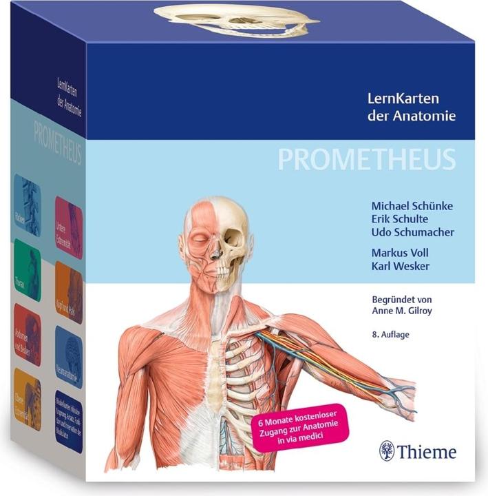 Produktbild Prometheus LernKarten der Anatomie (Deutsch, Erik Schulte, Udo Schumacher, Michael Schünke, 2022)