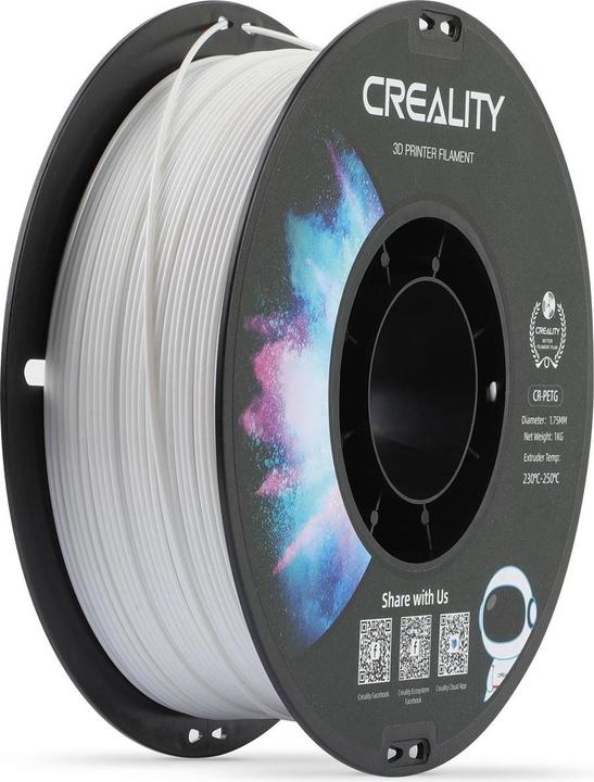 Actual product image Creality Filament (PETG, 1.75 mm, 1000 g, White)
