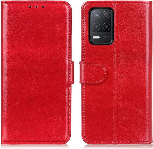 Actual product image MU Classic Crazy Horse Leather Bookcover Series (Realme 8 5G)
