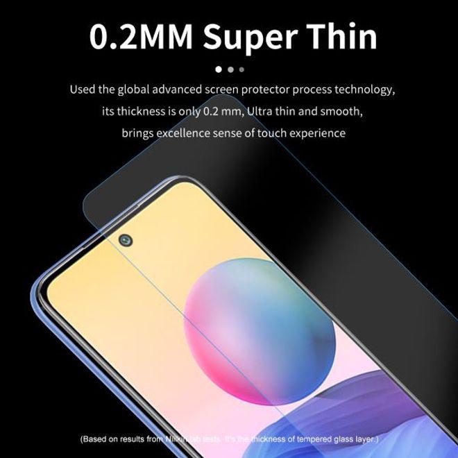 Actual product image Nillkin H+ PRO protective glass (1 Piece, Xiaomi Redmi Note 10 5G)