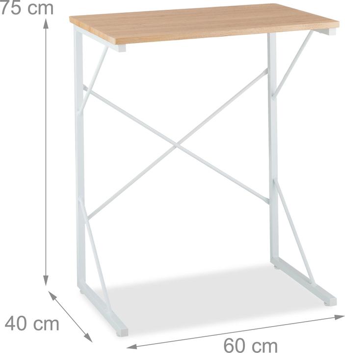 Actual product image Relaxdays Schreibtisch (60 x 40 x 75 cm)